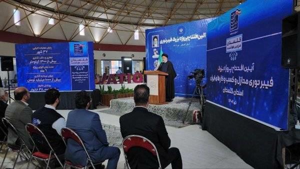 پروژه فیبرنوری منازل و کسب و کارهای استان گلستان با حضور رئیس جمهوری افتتاح شد