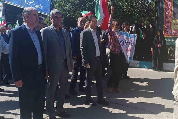حضور کارکنان ارتباطات خراسان شمالی در رزمایش «اقتدار جان‌فدایان ایران»