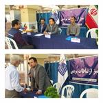 میز ارتباط مردمی اداره کل ارتباطات و فناوری اطلاعات خراسان شمالی در مصلی نماز جمعه برپا شد