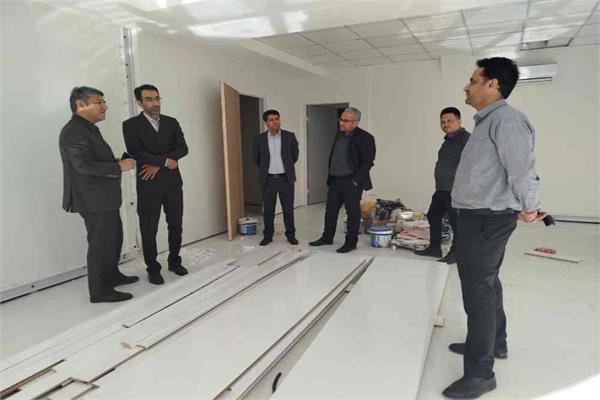 بازدید مدیران حوزه ارتباطات و فناوری اطلاعات استان از ساختمان جدید مدیریت شعب پست بانک خراسان شمالی