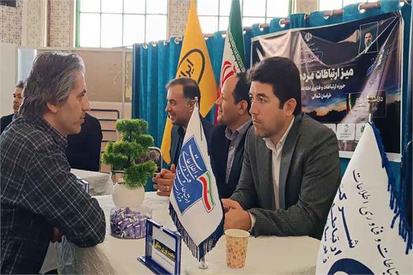 برپایی میز ارتباطات مردمی در مصلی امام خمینی(ره) بجنورد