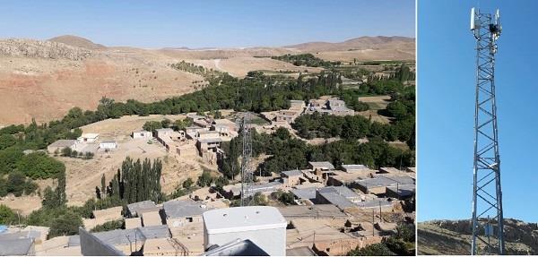 اتصال دو روستای باغ محله و قره چشمه شهرستان فاروج به شبکه ملی اطلاعات