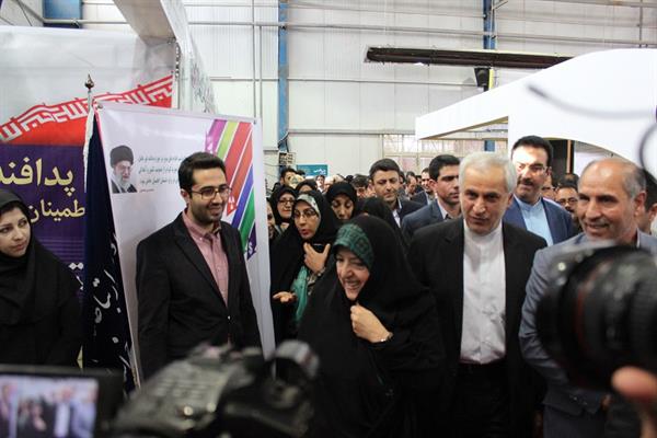 افتتاح سومین نمایشگاه الکامپ بجنورد با حضور سرکارخانم دکتر ابتکار
